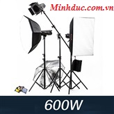 Bộ Đèn Kit Studio Hylow He 1000W-3  (3 đèn)